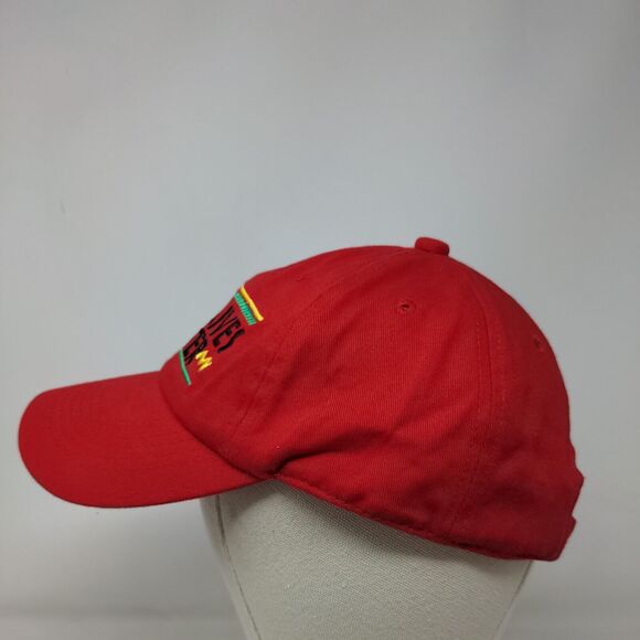 Black Lives Matter Slideback Hat Red One Size Embroidered Adjustable - Picture 3 of 7